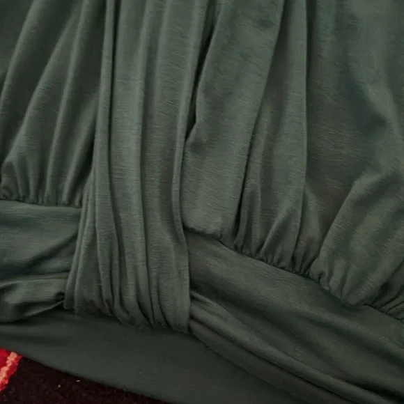 Amour Vert Dream Knit Top, Size XS emerald green - Picture 3 of 5